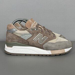New Balance 998v Sneakers Shoes Womens 8.5 B Brown Suede W998AWA Made In USA